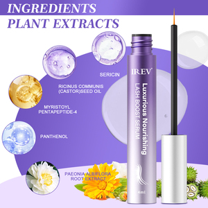 Private Label Luxurious Nourishing Lash Boost Serum 4ml Silk Protein Castor Oil Natural Plant Extracts For Eyes OEM Lash Serum - Product Image 4