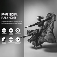 Disparador de Flash Inalámbrico TTL HSS NEEWER QPRO F para Flash de Cámara