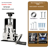 Herramienta Manual de Grado Industrial para Pelar Cables de 1-25 mm, Mini Pelacables Manual, Personalización ODM, Garantía de 6 Meses
