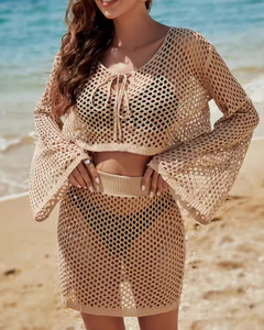 पेशेवर निर्माता ओडम एंड ओएम ग्रीष्मकालीन आकस्मिक सनस्क्रीन खोखले डिजाइन महिलाओं के कपड़े - Product Image 2