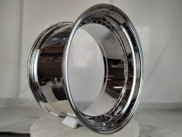 WEIYA Jantes forgées de 18 à 26 pouces polies miroir 2 pièces barils de roue avec anneau