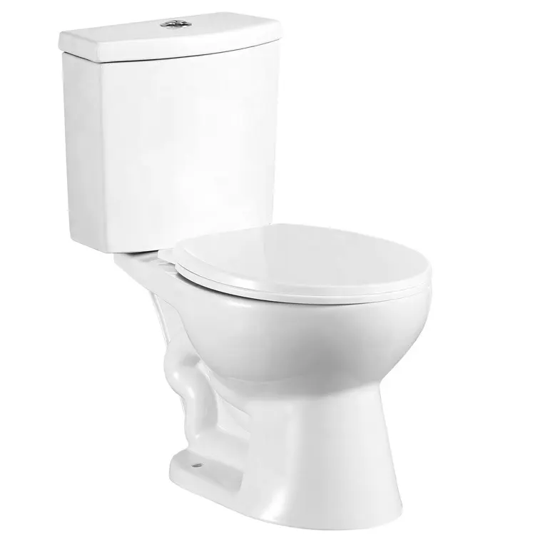 저렴한 최고 품질의 위생 도자기 세라믹 바닥 장착 듀얼 플러시 사이포닉 2 피스 화장실 wc 변기