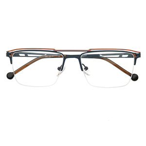 Yasee Vintage <span class=keywords><strong>Retro</strong></span> famoso hombres diseño Metal gafas ópticas marcos moda óptica gafas masculinas gafas coloridas - Product Image 2
