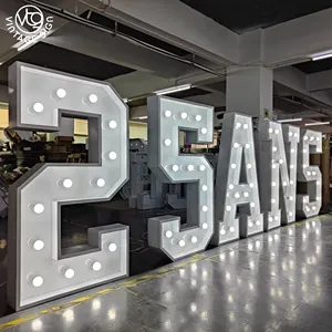 Fabriek Custom 26 Engelse Alfabet Grote Led Tent Letters Voor Bruiloftsfeest Decor