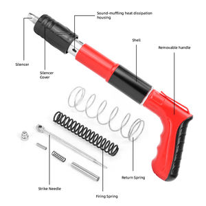 Mini Pistola de Clavos Neumática Silenciosa, Herramienta de Fijación para Techo y Pared de Concreto, Instalación de Clavos Silenciosos Industriales - Product Image 5