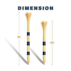 Support de tees de golf personnalisé avec logo, 120 tees de golf biodégradables en bambou - Product Image 5