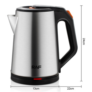 1500W Electric Kettle 2.2L Stainless Steel Body BPA Free Fast Boiling Water <b>Boiler</b> with Auto Shut Off - Product Image 3