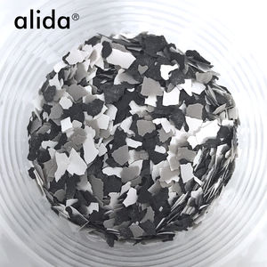 Les copeaux de flocon de <span class=keywords><strong>sol</strong></span> époxy <span class=keywords><strong>blanc</strong></span> gris noir 3-5mm mélangent le revêtement de couleur et le produit de <span class=keywords><strong>peinture</strong></span> - Product Image 1