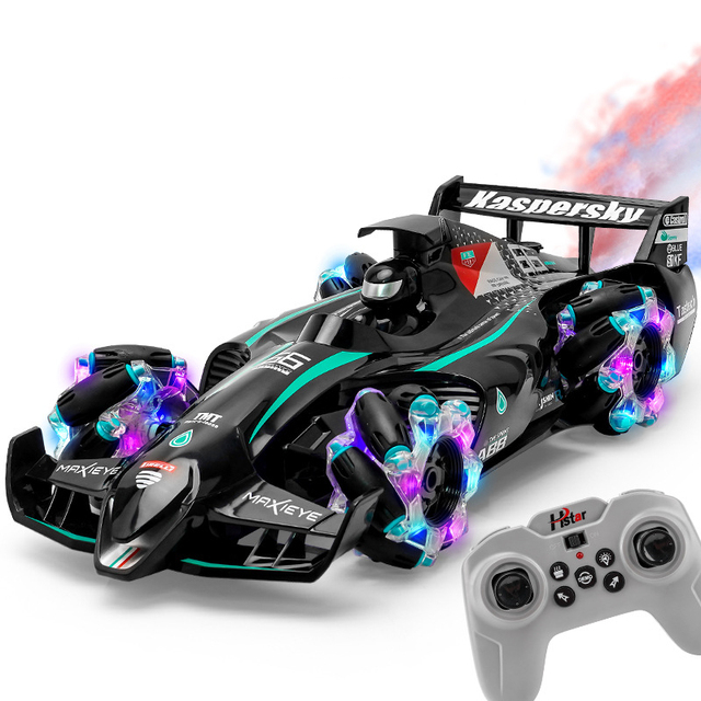 Hot Sell 4WD High Speed F1 Racing Remote Control Car Toy Model RC Cars Sports Car with Spray Lights