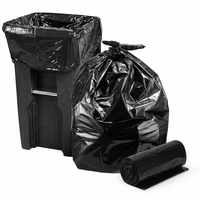 Sacs poubelle HDPE épais et résistants, thermosoudés, 96 gallons, pour grands bacs extérieurs et de cuisine