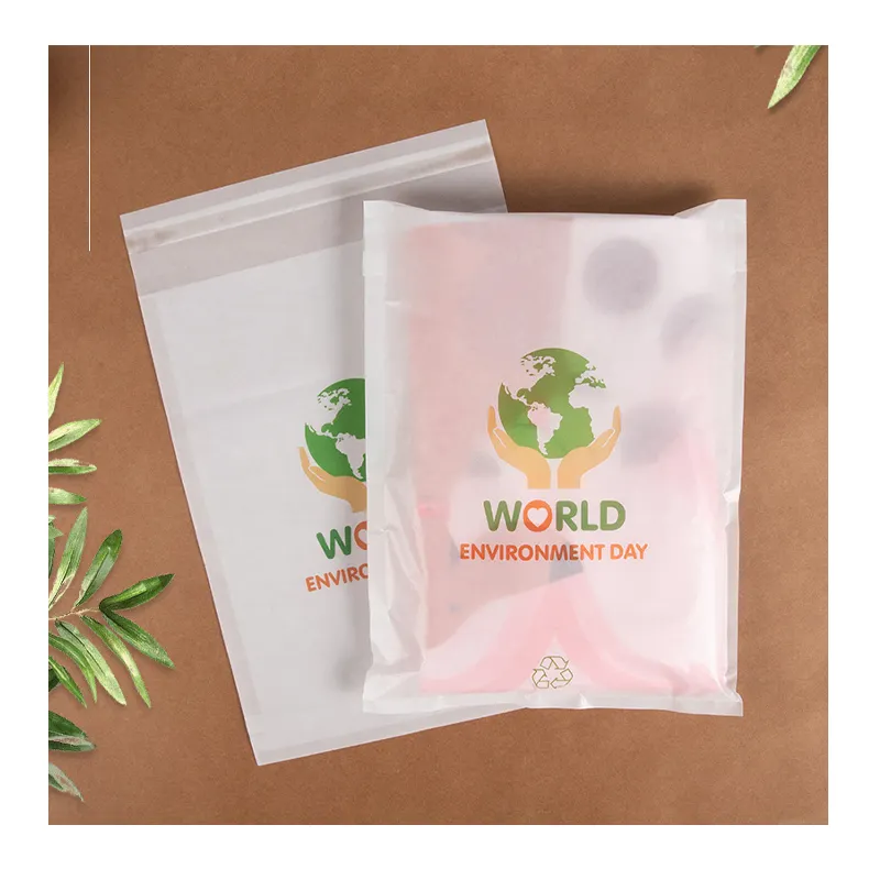 Custom Glassine Paper Clothing Bag 100% Recyclable Pure E-friendly Biodegradable Garment Paper Packaging Bags