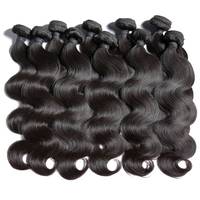Lots de Cheveux Humains 100% Naturels en Gros, Cheveux Brésiliens Vierge Bruts Ondulés en Vrac, Tissages de Cheveux Véritables avec Fermeture Frontale en Dentelle