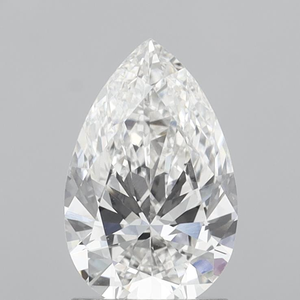 Moissanite Premium 1,51 carats, taille poire brillante, pierre blanche lâche avec un éclat exceptionnel pour la création de bijoux fins sur mesure de luxe - Product Image 1