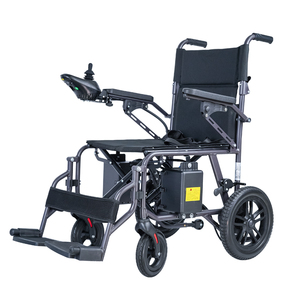 Silla de ruedas eléctrica Plegable ligera <span class=keywords><strong>CE</strong></span> ISO7176 suministros médicos precio de fábrica china controlador inteligente de Motor cepillado - Product Image 3