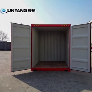 ตู้คอนเทนเนอร์เหล็กคอร์เทนแบบแห้งขนาด 10 ฟุต ผลิตตามสั่ง ขนาด 10GP ความจุ 16 คิว สำหรับขาย มีหลายท่าเรือในจีน - Product Image 1