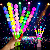 Bâtons lumineux LED colorés pour Noël, anniversaires, mariages, fêtes – Gourdes en plastique clignotantes pour événements lumineux