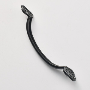Chinese Style Zinc Alloy Furniture Handle <b>Black</b> Bar Shape Drawer Cabinet Pull Durable - Product Image 3
