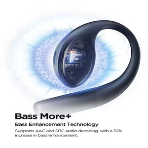 もう1つS51オープンイヤーヘッドフォン,軽量セキュアフィットオープンイヤーイヤフォンワイヤレス<span class=keywords><strong>Bluetooth</strong></span> 40hプレイタイムベースもっと見る - Product Image 6