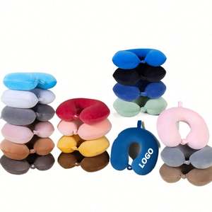 Almohada de Viaje Viscoelástica en Forma de U para Avión, Coche, Oficina, Siesta - Regalo Promocional con Logotipo Personalizado - Product Image 1