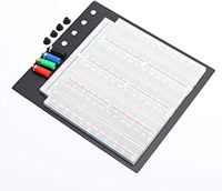 Aismartlink Planche à pain sans soudure 3220 trous, carte de test de circuit sans soudure ZY-208 MB-102 carte combinée 4 pièces