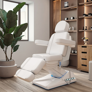 Tempat Tidur Pijat Elektrik Modern Model Baru Lipat Dapat Disesuaikan Kursi Pijat Spa untuk Salon Kecantikan Meja Pijat Modern - Product Image 1