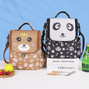 Boîte à lunch isotherme pour enfants Sac souple pour la rentrée des classes <span class=keywords><strong>Kit</strong></span> fourre-tout de <span class=keywords><strong>repas</strong></span> thermique pour filles garçons Sacs à lunch avec bandoulière - Product Image 5