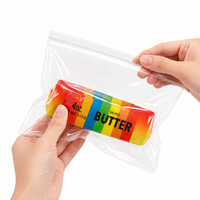 Sachet auto-scellant en PVC transparent personnalisé pour jouets anti-stress colorés, emballage de jouets squishy, pochette refermable, vente en gros