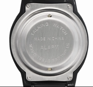 Orologio Parlante in Inglese per Non Vedenti, Orologio <span class=keywords><strong>da</strong></span> <span class=keywords><strong>Polso</strong></span> con Allarme, Orologio Sportivo Parlante - Product Image 3