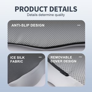 وسادة مقعد مريحة قابلة للطي مصنوعة من الفوم الذاكر، مصممة لتخفيف الضغط على العصعص ومنع قرح الفراش، متوفرة بالجملة وقابلة للتخصيص - Product Image 5