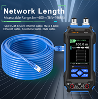 Testeur de câble réseau multifonction i-POOK PK8509, mesure de longueur de câble RJ45 600m, traçage PoE, outil portable IP65