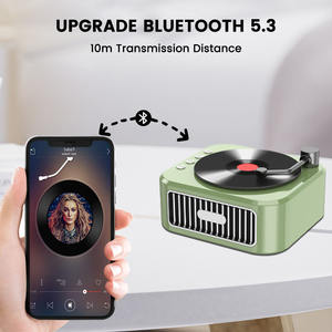 Altavoz Bluetooth Retro, reproductor de música Retro clásico, sonido estéreo, decoración portátil, Mini altavoces, reproductor de música de viaje - Product Image 3