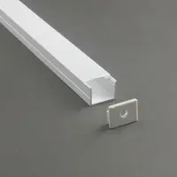 Lvsen LS085 светодиодный алюминиевый легкий алюминиевый белое Черное порошковое покрытие для профиль корпус алюминиевый профиль со светодиодной лентой