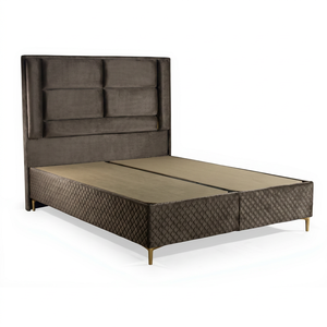 Modern Luxurious Eco-Friendly Gas Lift Storage Bed Base Fabric Upholstered Space Saving Platform Bed Frame with Hydraulic Lift - Product Image 1