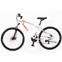 Vélo de montagne à frein à disque en acier 21 vitesses pas cher de Chine / Vélo VTT OEM en gros directement de l'usine