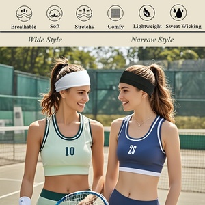 Bandeau de sport pour <span class=keywords><strong>homme</strong></span> JX en polyester extensible de couleur unie, séchage rapide, anti-UV, avec logo personnalisé, bandanas ethniques - Product Image 6
