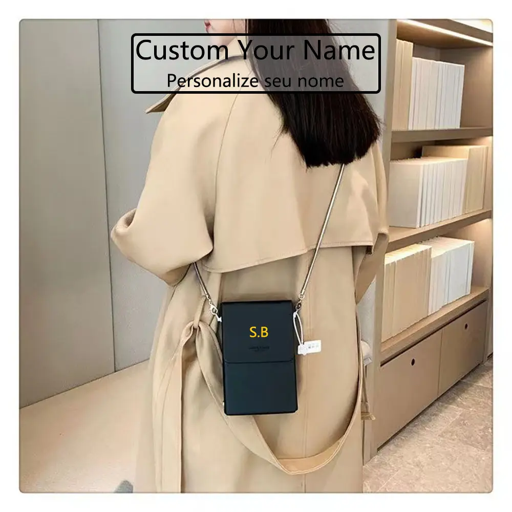 Personalized Custom Name Vintage Small Woman Hobo Bagute Bags for Woman Clutches Purse Mini Crossbody Bag Female Handbag