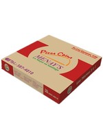 Boîte à pizza carrée imprimée personnalisée 8x8x3, boîte de papier d'emballage de livraison de nourriture en carton ondulé