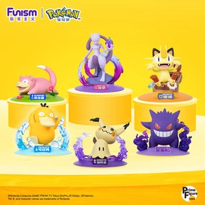 Ensemble de figurines authentiques Funism, Leafeon Glaceon <span class=keywords><strong>Mew</strong></span> Mewtwo, Série Shining Moment, Modèle d'anime, Ornement de bureau, Boîte mystère - Product Image 2