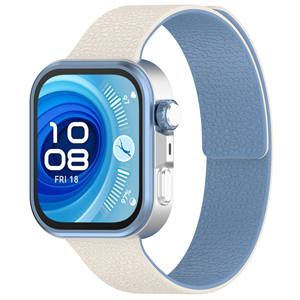 Bracelets Magnétiques en Silicone Litchi Texturé Pour <span class=keywords><strong>Huawei</strong></span> Watch <span class=keywords><strong>Fit</strong></span> 4 <span class=keywords><strong>Fit</strong></span> 4 Pro <span class=keywords><strong>Fit</strong></span> 3 Strap <span class=keywords><strong>Bracelet</strong></span> en Silicone - Product Image 1