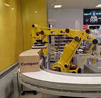 Station de travail robotisée de palettisation lourde FANUC M-410iC/110, bras robotique 4 axes 110 kg pour l'emballage en fin de ligne, la manutention des matériaux