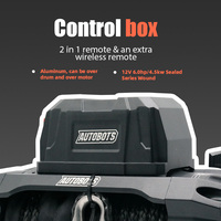 4x4 ATV UTV Bateau Utiliser Corde Synthétique 12V 4x4 Kits de Télécommande 4x4 Treuil Électrique Tout-Terrain