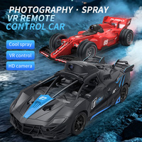 Coche de Carreras con Control Remoto MILI 2.4G con Cámara HD, Gafas FPV VR, Coche RC con Spray, Juguete para Niños
