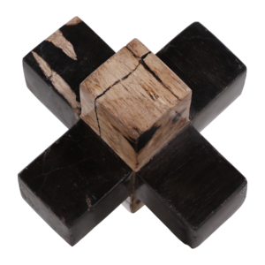 Ornamento in Legno Pietrificato, Oggetto Decorativo Moderno per Scrivania e Soggiorno - Product Image 5