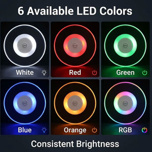 Sottobicchieri LED personalizzati di alta gamma, trasparenti, impermeabili, multicolori e luminosi per il servizio di bevande nei lounge degli <span class=keywords><strong>hotel</strong></span> - Product Image 6