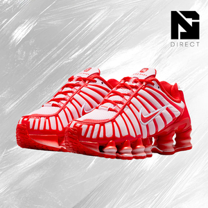 Nike Shox TL Pink Foam Habanero Red Mesh Zapatillas para correr acolchadas con cordones, zapatillas de lujo para todas las estaciones - Product Image 2
