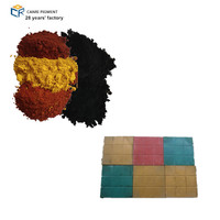 Poudre de ciment jaune et oxyde de fer, 130g, pour la céramique, couleur béton, le pavé