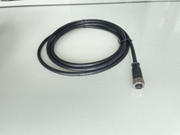 Connecteur mâle M12 à 4 broches de type moulé avec dispositifs de positionnement anti-erreur intégrés