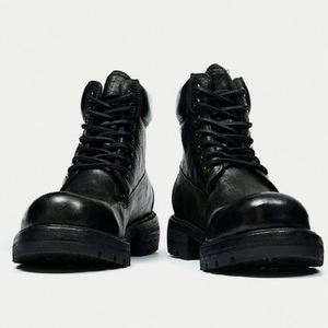 Chaussures habillées décontractées pour hommes en cuir véritable, style tendance 2025, gravées, respirantes - Product Image 6