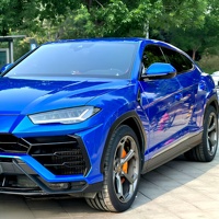 Film de protection de voiture en vinyle PET TPU moulé, finition HD brillante métallique bleu Sepang, 1,52 x 16 m / 5 x 55 pi, rouleau complet, vente en gros, directement de l'usine