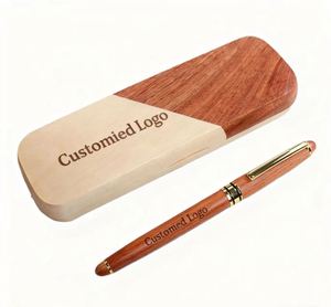Bolígrafo de Madera Personalizado de Fábrica con Materiales Ecológicos, Juego de Bolígrafos de Madera con Logotipo Personalizado - Product Image 2